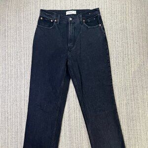 Abercrombie & Fitch 90s Straight Jeans Ultra High Rise - Black -  Size 28